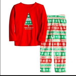 Toddler Unisex 2pc Christmas Pajamas Set, Boys Pjs, Girls Pjs, Christmas PJs
